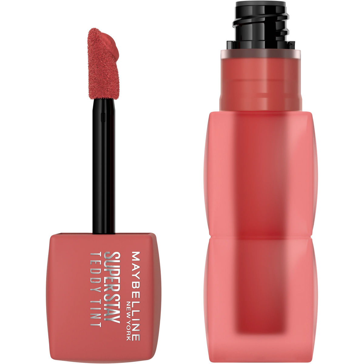 Maybelline Super Stay Teddy Tint lip color with doe-foot applicator, Heart Locket shade