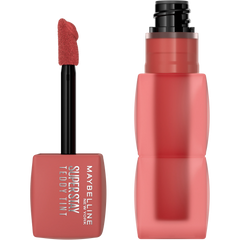 Maybelline Super Stay Teddy Tint lip color with doe-foot applicator, Heart Locket shade