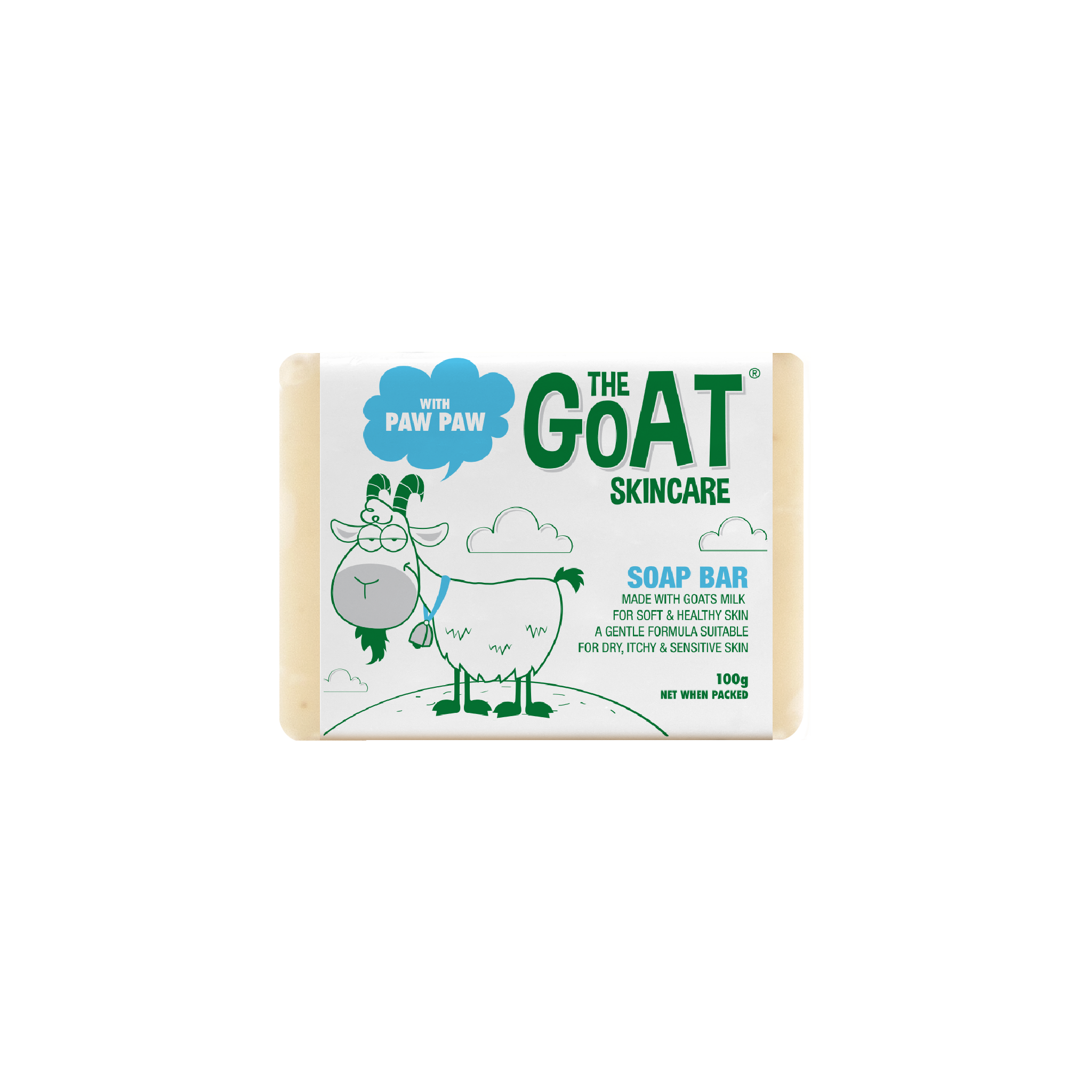 The Goat Skincare Soap Bar with PawPaw 100g - Kess Hair and Beauty