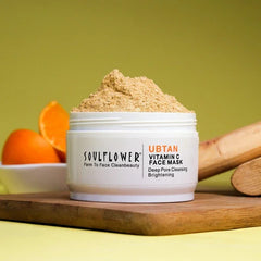 SoulFlower - Deep Pores Cleansing & Brightening Ubtan Face Mask 100g