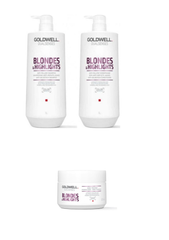 Goldwell Dualsenses Blondes & Highlights Trio Bundle (1L + 200ml Treatment)