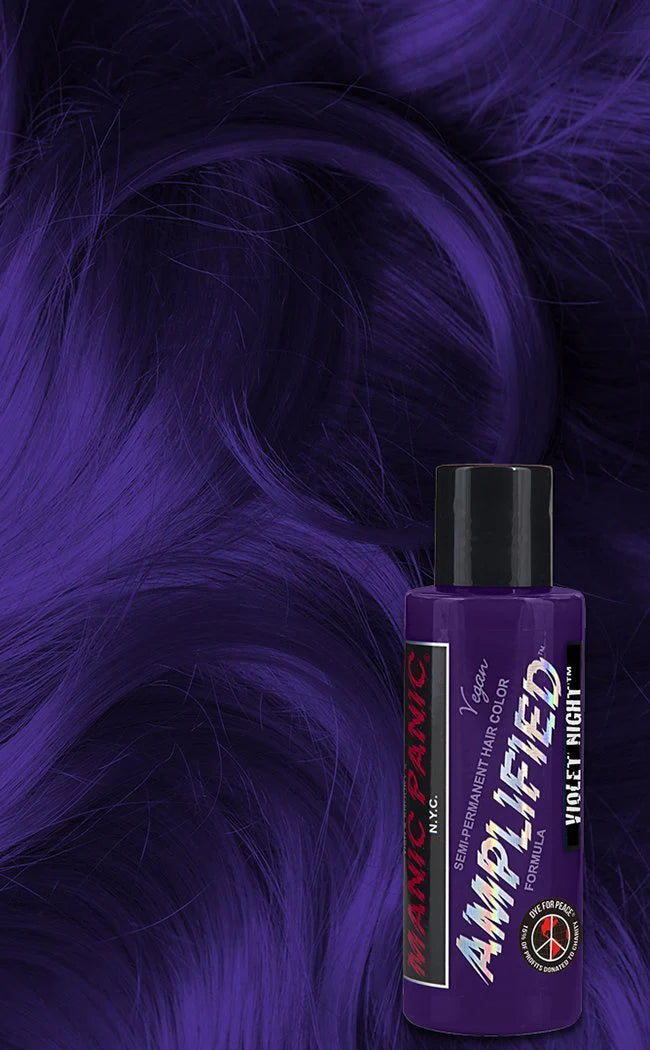 Manic Panic Amplified Semi-Permanent Hair Colour 118ml – Violet Night