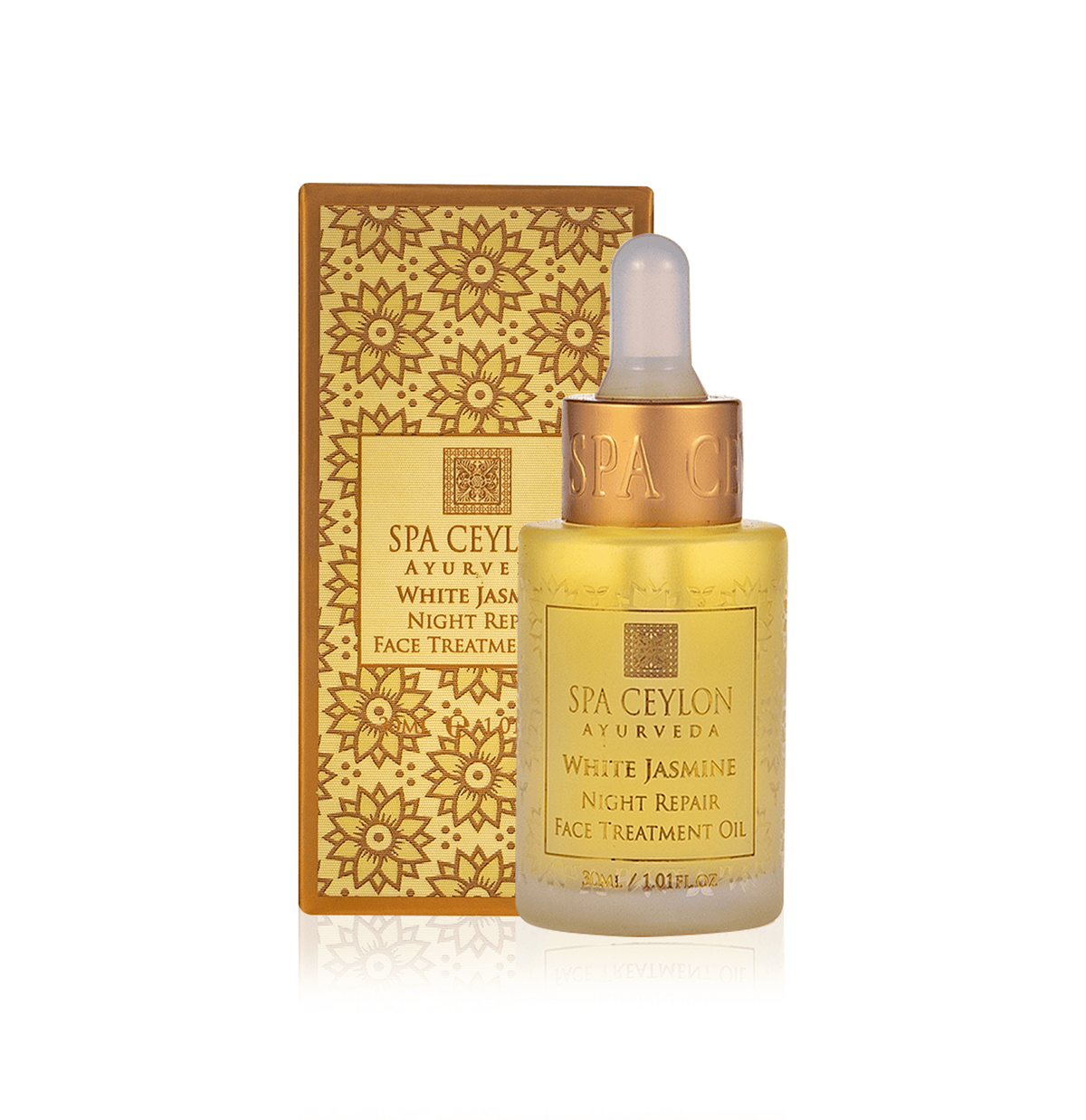 WHITE JASMINE - NIGHT REPAIR FACE TREATMENT OIL - 30ml - Kess Hair and Beauty