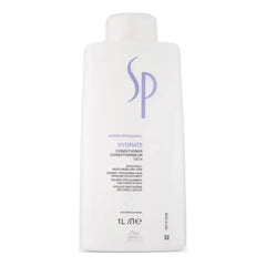 Wella SP Hydrate Conditioner bottle, 1L, white bottle with SP logo and label