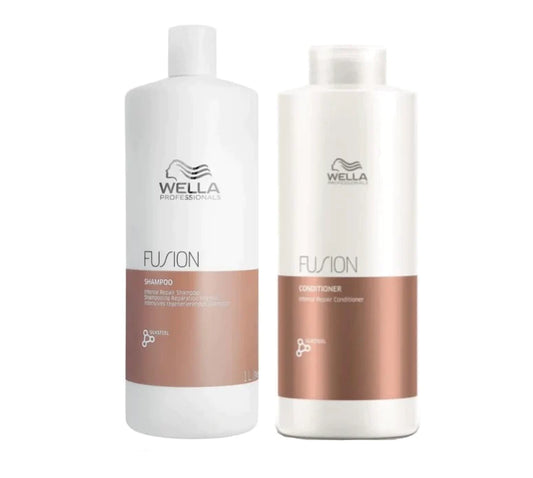 Wella Professionals Fusion Shampoo & Conditioner 1 LITRE Bundle - Kess Bestseller - Kess Hair and Beauty