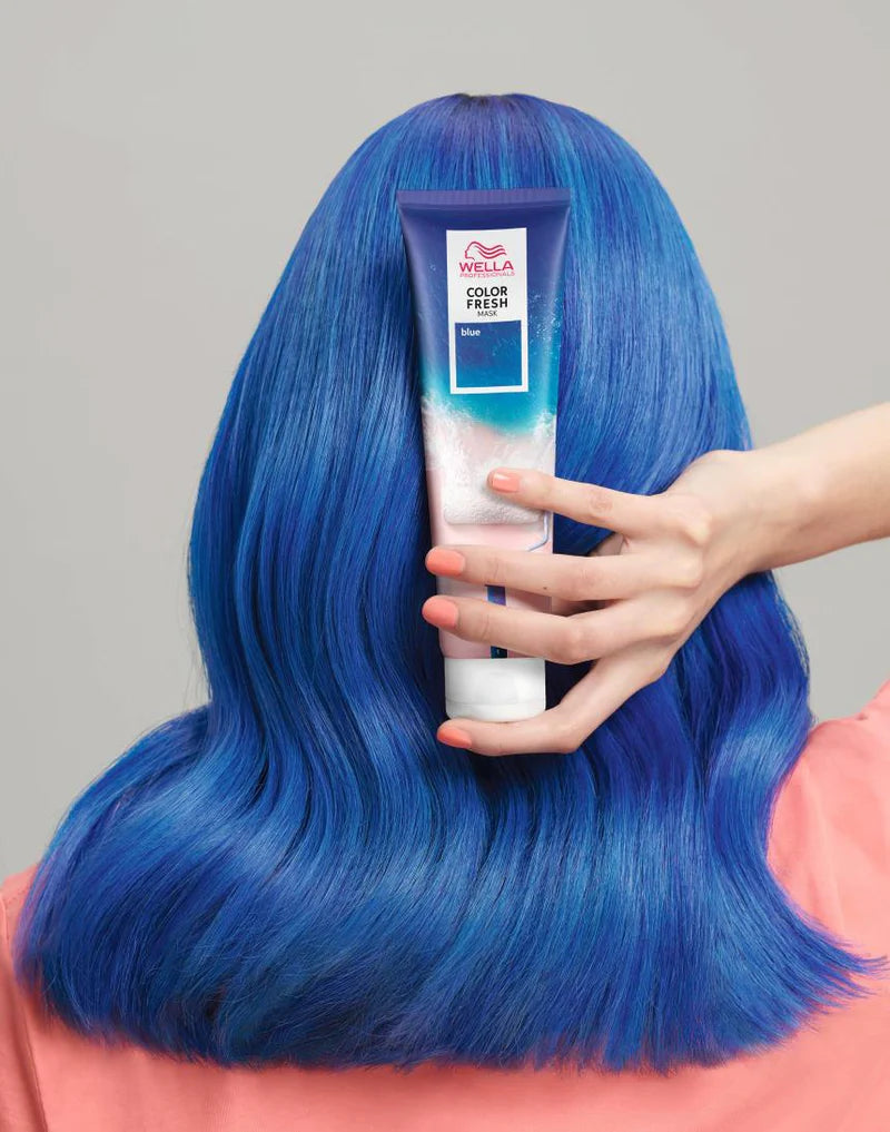 Wella Color Fresh Mask 150ml - Blue - Kess Hair and Beauty