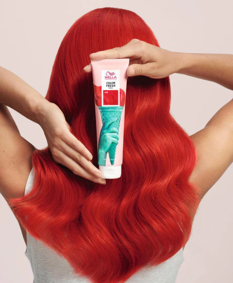 Wella Color Fresh Mask 150ml - Red - Kess Hair and Beauty