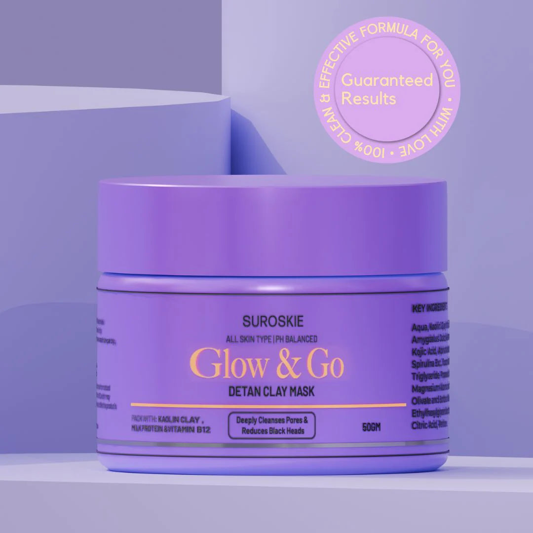 Suroskie - Glow and Go De-tan Clay Mask 50g