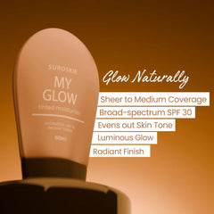 Suroskie - My Glow All-In-One Tinted Moisturizer with SPF 30 Light | 60ml