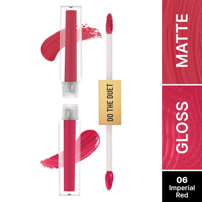 Swiss Beauty Select Do The Duet Lipstick Shade Imperial Red