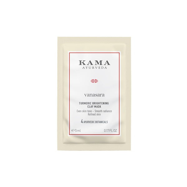 Kama Ayurveda - Vanasara Turmeric Brightening Clay Mask 5ml
