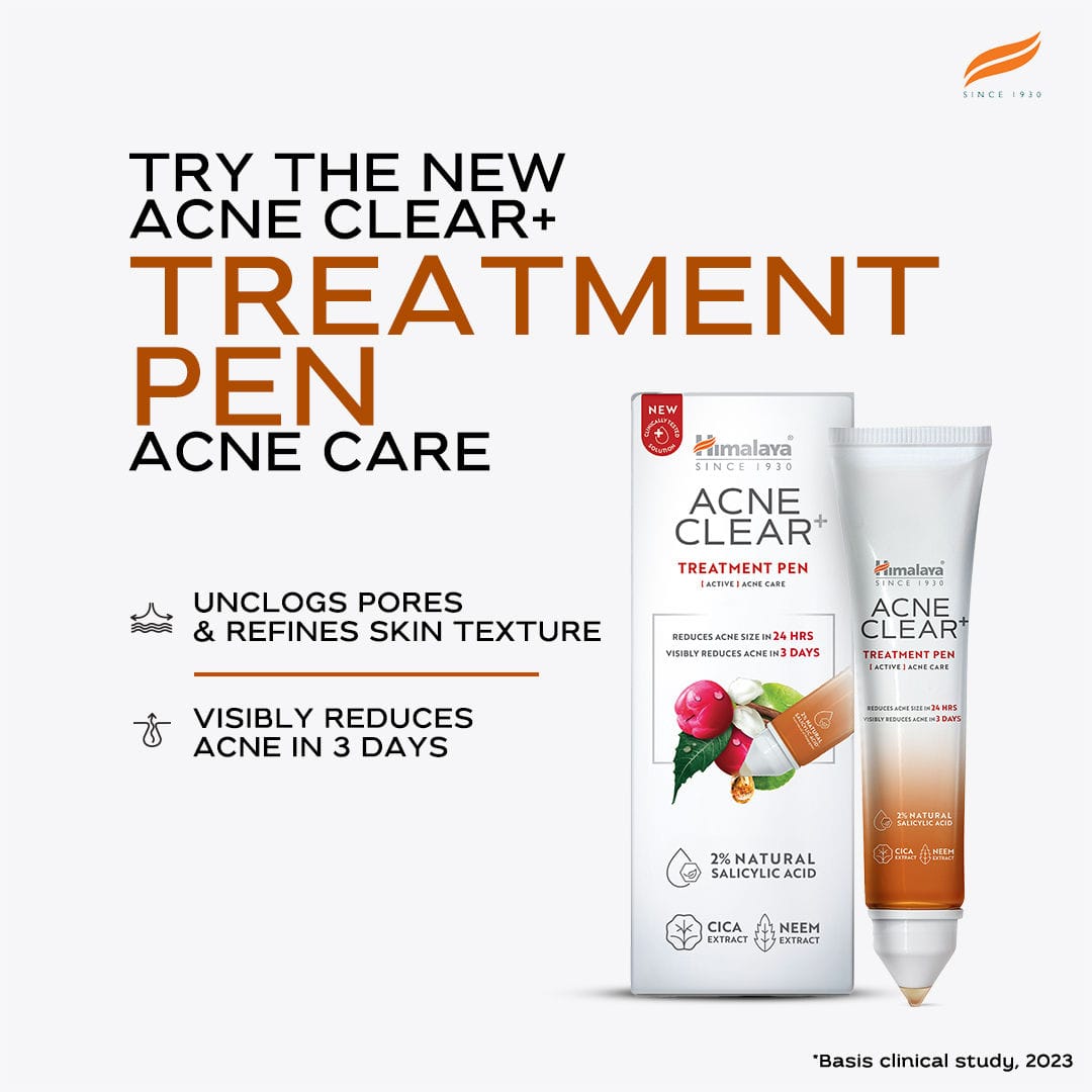 Himalaya - Acne Clear+ Spot Treatment Pen with 2% Natural Salicylic Acid Reducing Acne Size in 24 hrs 15ml