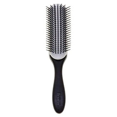 Denman D3N Noir Medium Styling 7 Row Black/White Brush - Kess Hair and Beauty