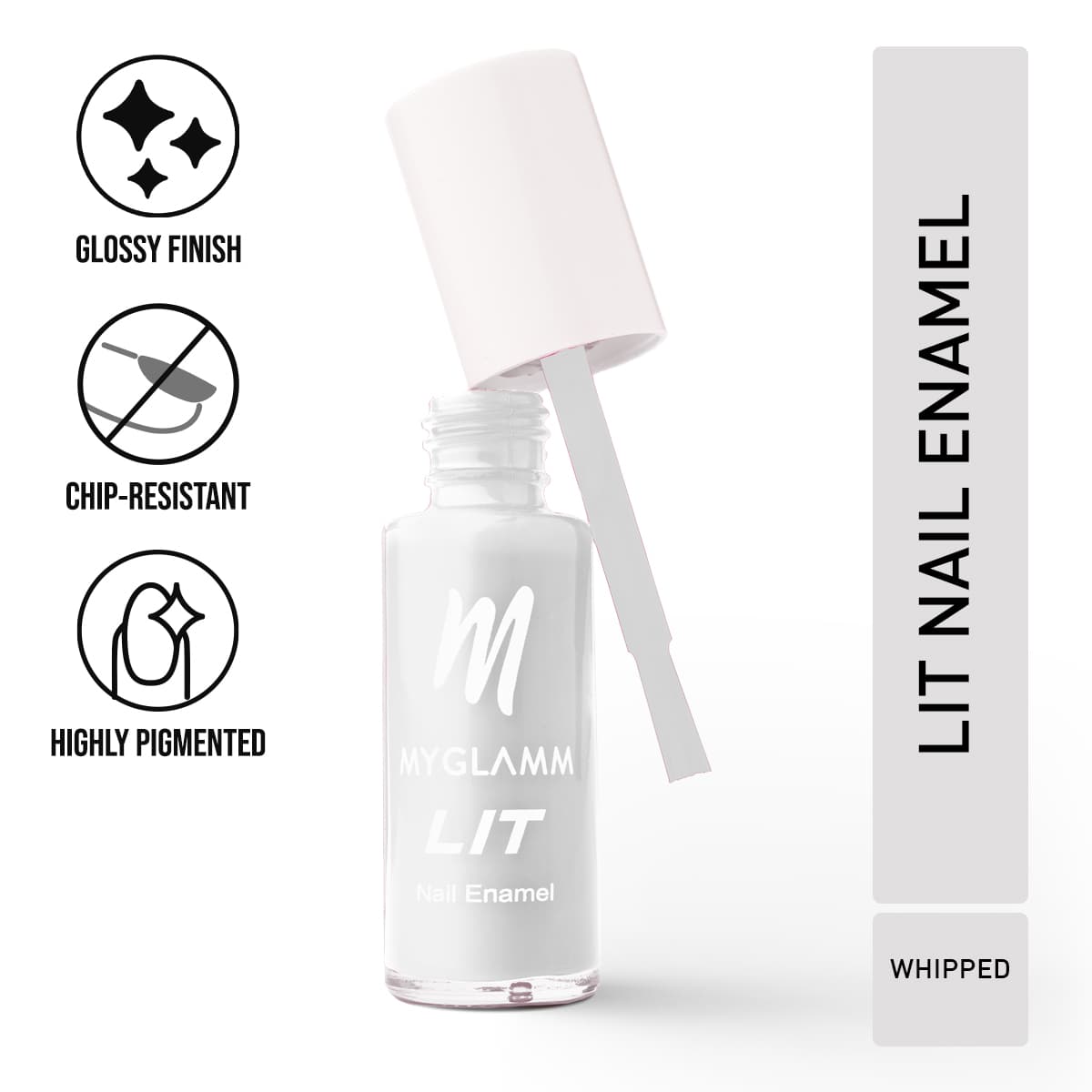 MyGlamm - LIT Long Lasting Nail Enamel 7ml - Whipped
