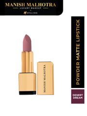 MyGlamm - Manish Malhotra Powder Matte Lipstick with Maracuja Oil 4g - Desert Dream