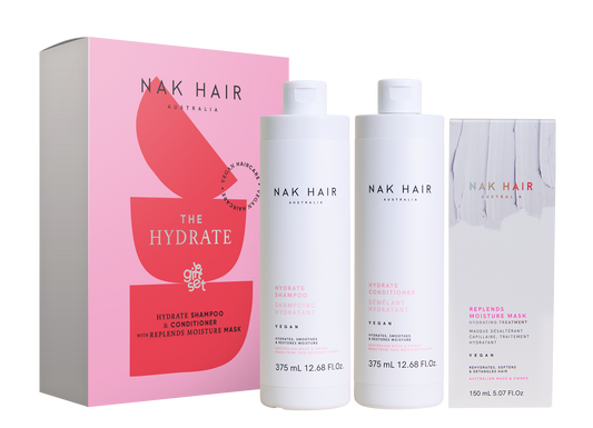 NAK Hair Hydrate Trio Gift set - Kess Hair and Beauty