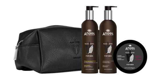 Black Angel Daily Shampoo & Condtioner Duo + Pomade Gift Pack - Kess Hair and Beauty