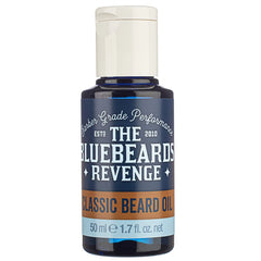 Bluebeards Revenge classic beard oil bottle, 50 ml, dark blue label