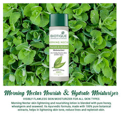 Biotique - Morning Nectar Nourish & Hydrate Visibly Flawless Skin Moisturizer 190ml