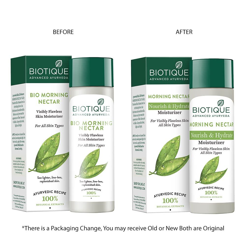Biotique - Morning Nectar Nourish & Hydrate Visibly Flawless Skin Moisturizer 190ml