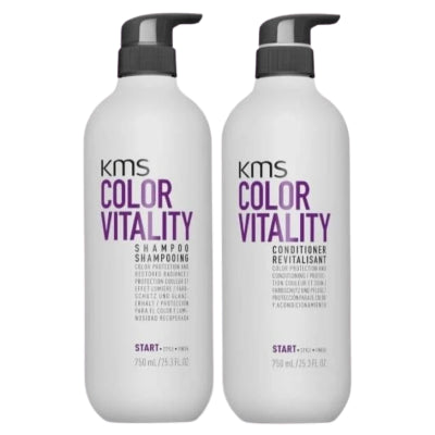 KMS 750ml Colour Vitality Duo - Kess Hair and Beauty