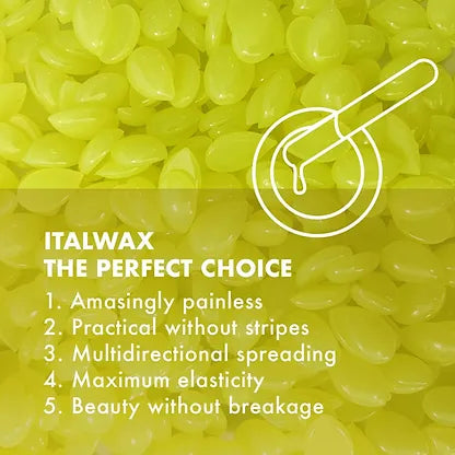 Italwax Hot Film Wax Top Line Argan Film Wax, 750g - RESIN-FREE