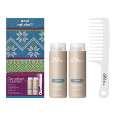 Paul Mitchell Shampoo One + Clean Beauty Anti-Frizz Conditioner + Detangler Comb Holiday Gift Set 2026