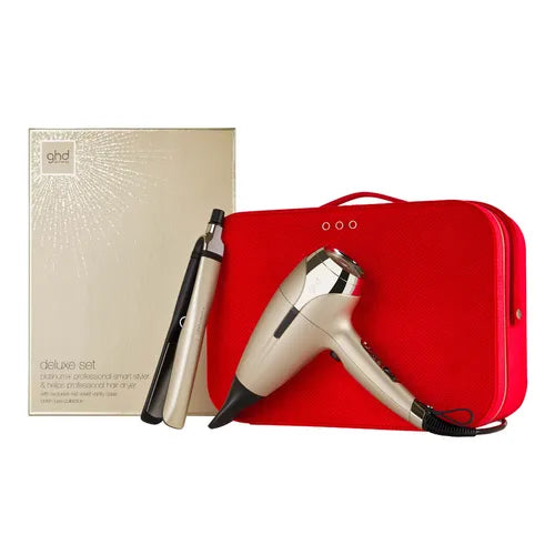 ghd deluxe platinum + and helios gift set - Kess Hair and Beauty