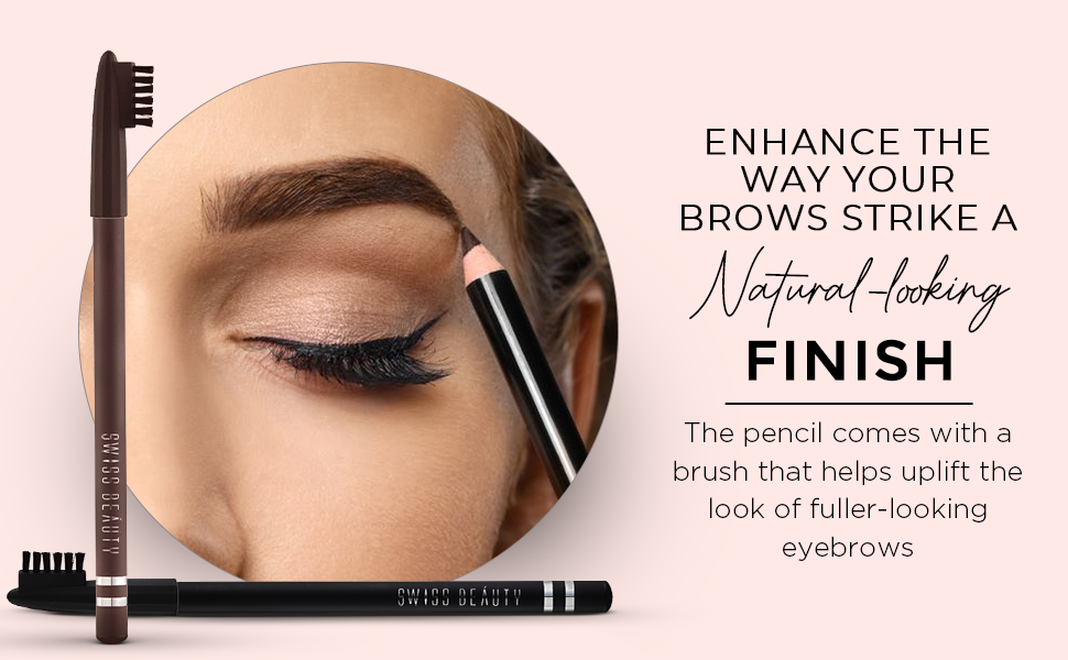 Swiss Beauty Eyebrow pencil Shade No. 01 Black