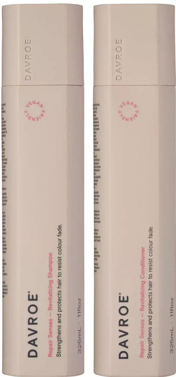 Davroe - Repair Senses Revitalizing Shampoo & Conditioner 325ml Bundle