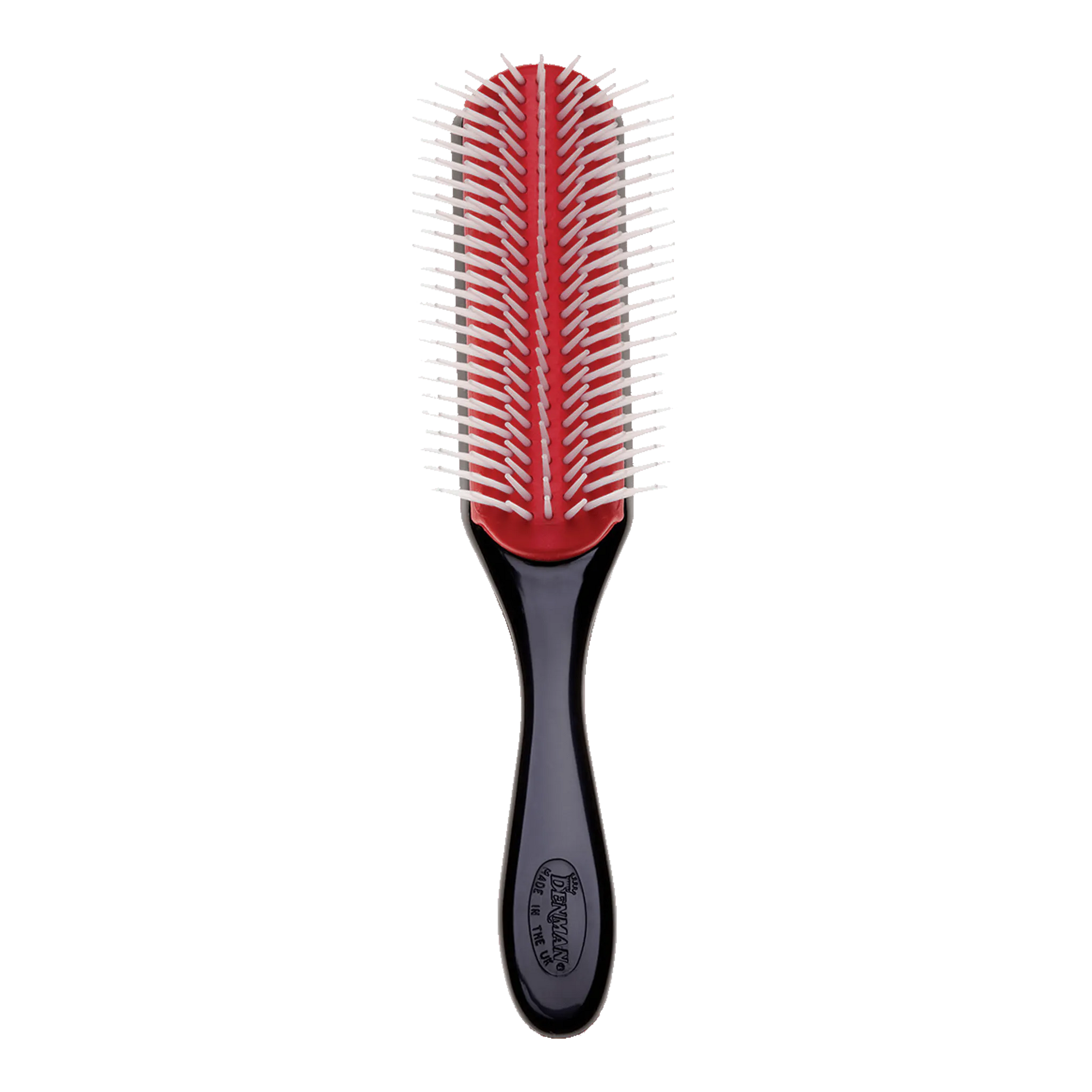 Denman D4 The Original Styler 9 Row Black/Red Brush - Kess Hair and Beauty