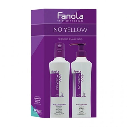 FANOLA No Yellow Shampoo & Mask Gift Set - Kess Hair and Beauty