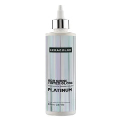 Keracolor platinum high shine tinted gloss in squeeze bottle with flip-top spray cap, 237ml