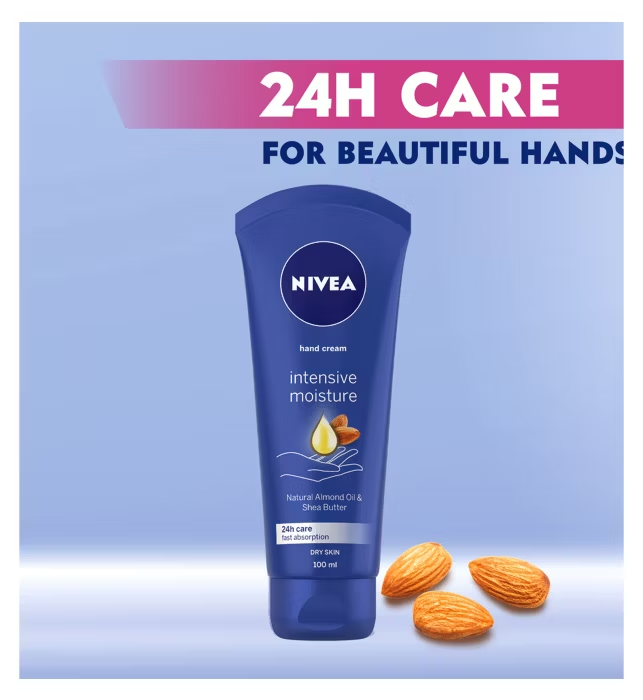 Nivea INTENSIVE Hand Cream Almond Oil 100ml
