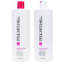 Paul Mitchell Super Strong Shampoo & Conditioner 1000ml Duo - Kess Hair and Beauty