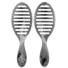 Grey Wet Brush detangling paddle hairbrush with flexible bristles, sweet seaglass style