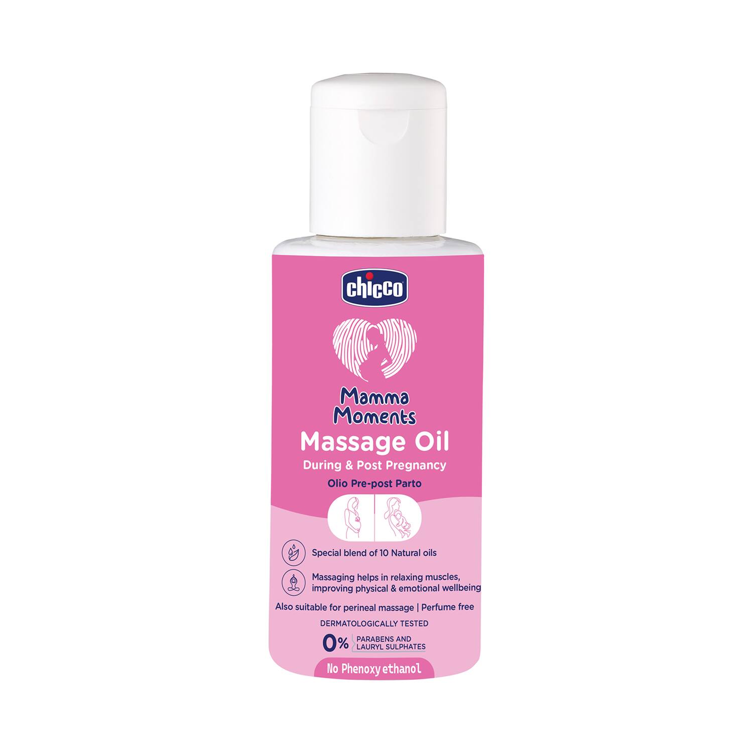 Chicco - Mamma Moments Massage Oil During & Post Pregnancy 100ml