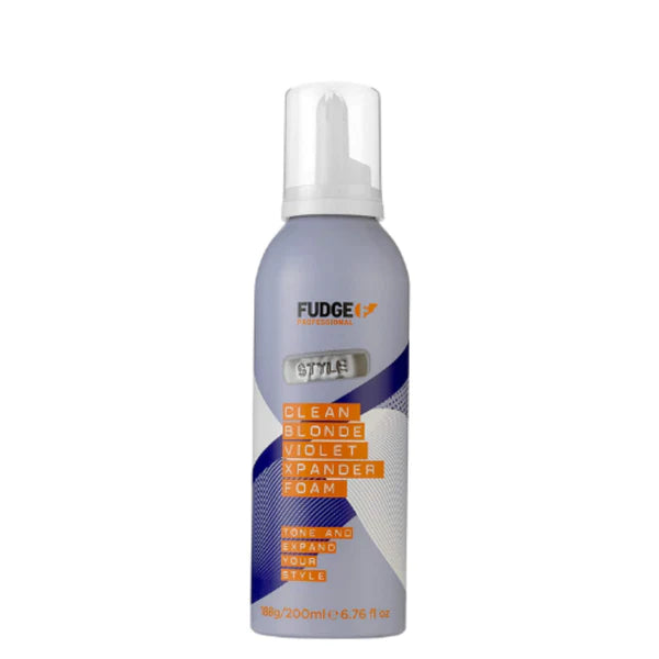 Fudge Clean Blonde Violet Xpander Foam 200ml - Kess Hair and Beauty