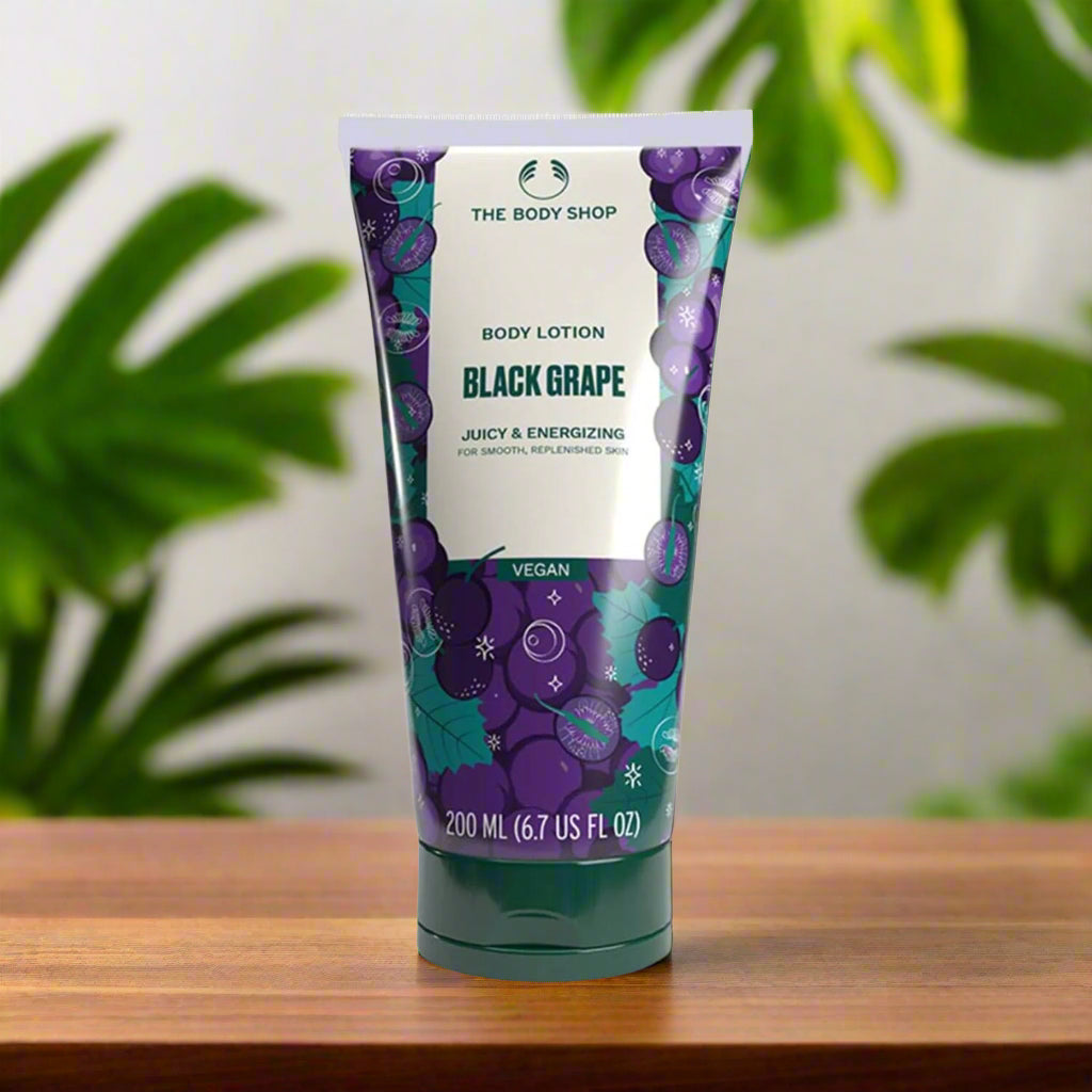 The Body shop - Indulgent Body Care Bliss Black Grape - Black Grape Body Lotion 200ml & Black Grape Shower Gel 250ml