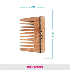 Vega Wooden Comb – HMWC-05 Detangle With Care