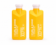 JUSTK Curl & Shine Shampoo & Conditioner Bundle 300ml