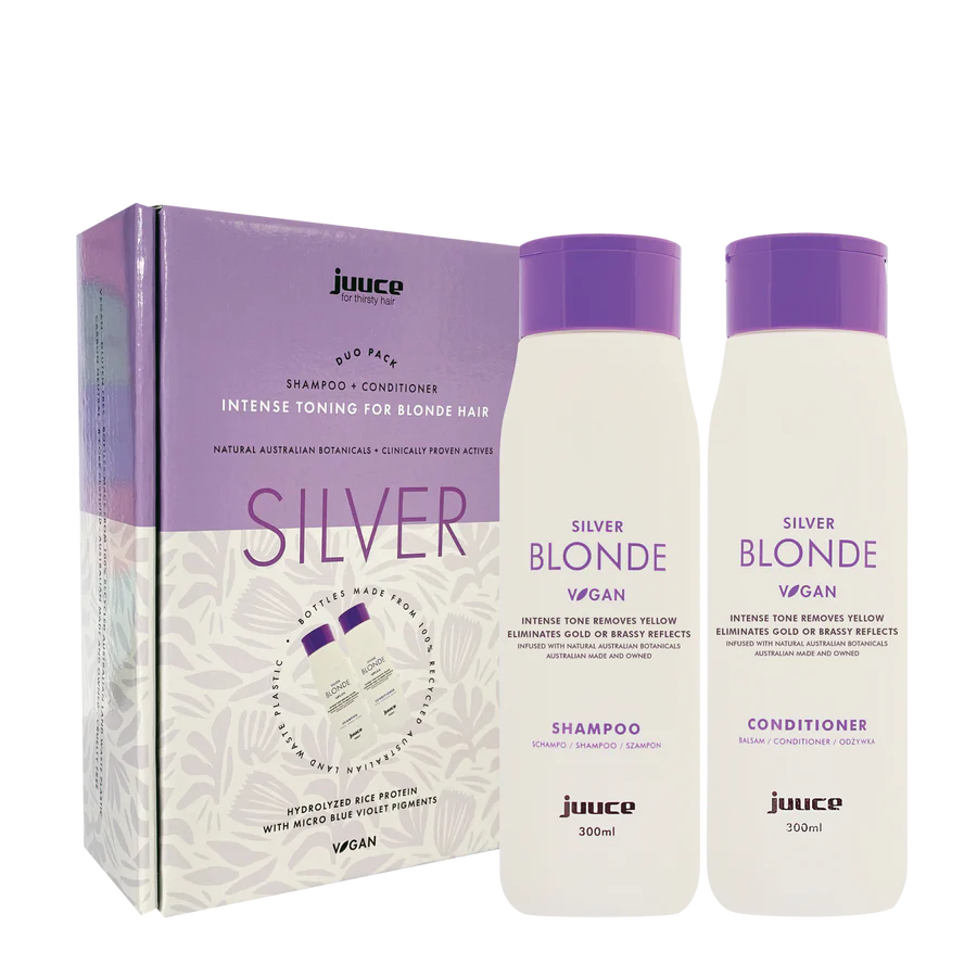 JUUCE Silver Blonde Duo Gift Pack - Kess Hair and Beauty