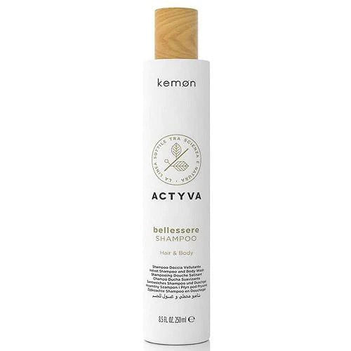 Kemon Actyva BENESSERE Shampoo 250ml - Kess Hair and Beauty