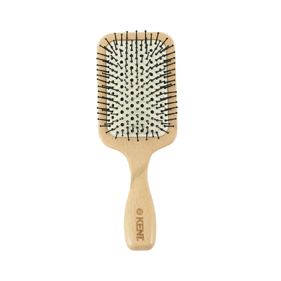 KENT LPF2 "Pure Flow" Large Vented Fine Quill Paddle Brush