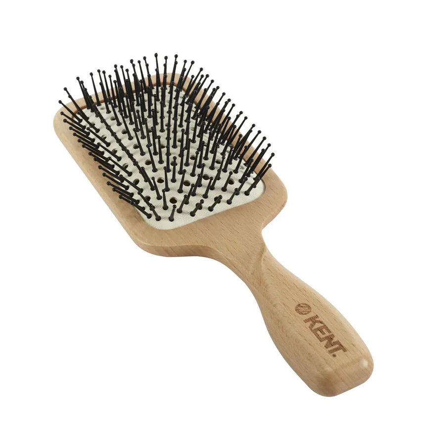 KENT LPF2 "Pure Flow" Large Vented Fine Quill Paddle Brush