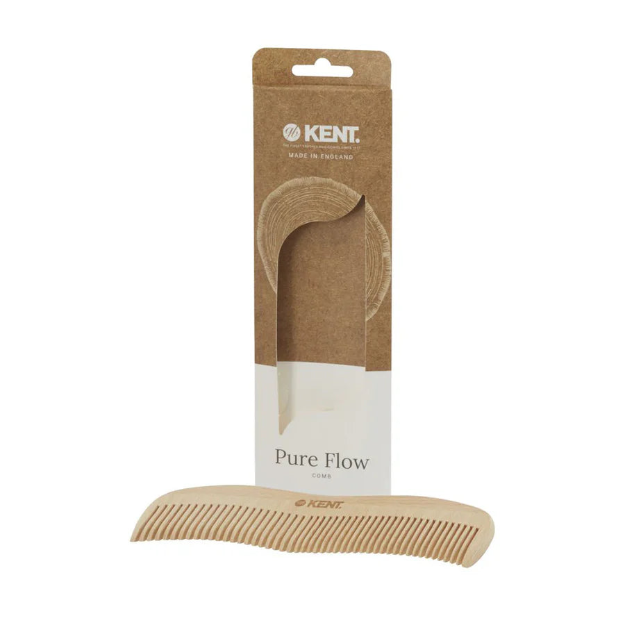 KENT LPF7 "Pure Flow" Wooden Comb - Kess Hair and Beauty