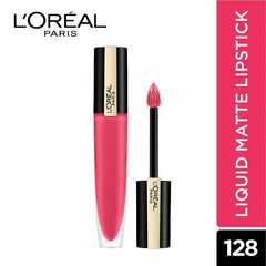 L'Oreal Paris - Rouge Signature Matte Liquid Lipstick 7 ml - I Decide 128