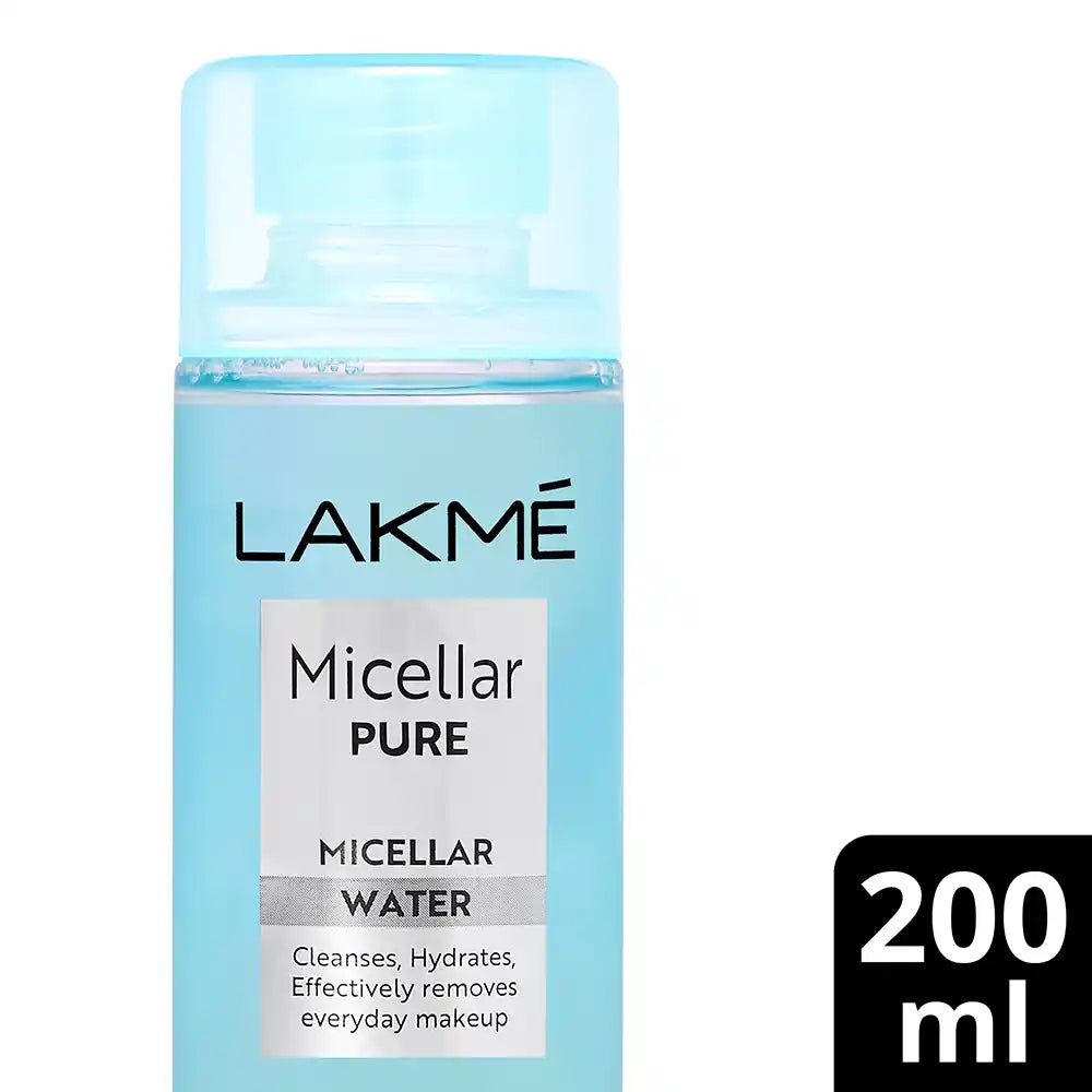 Lakme Pure Micellar Water for Makeup Removal 200ml