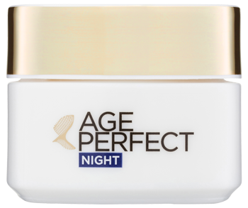 L'Oreal Paris - Age Perfect Hydrating Night Cream for Mature Skin, with Soya Bean Extract and Melan 50ml