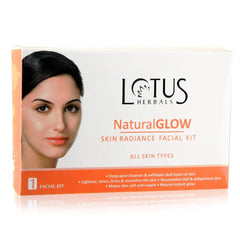 Lotus Herbals Natural Glow Skin Radiance Facial Kit 50g